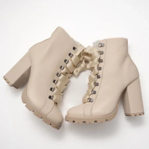 Schutz. Zara Lace Up Boots. - Picture 1 of 15
